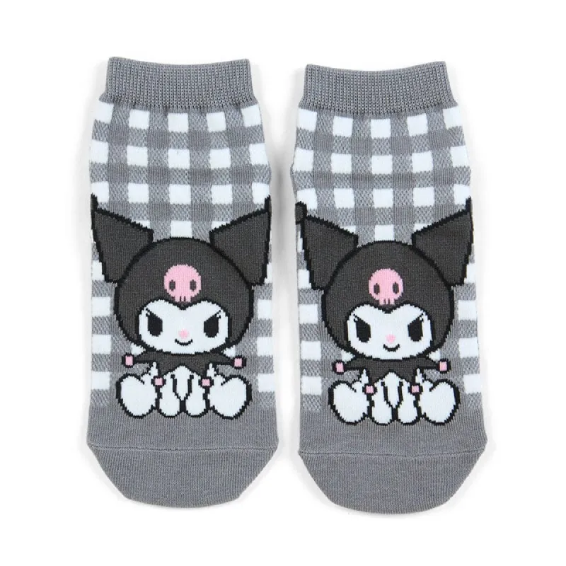 Kuromi Checkered Ankle Socks sold by Sanrio