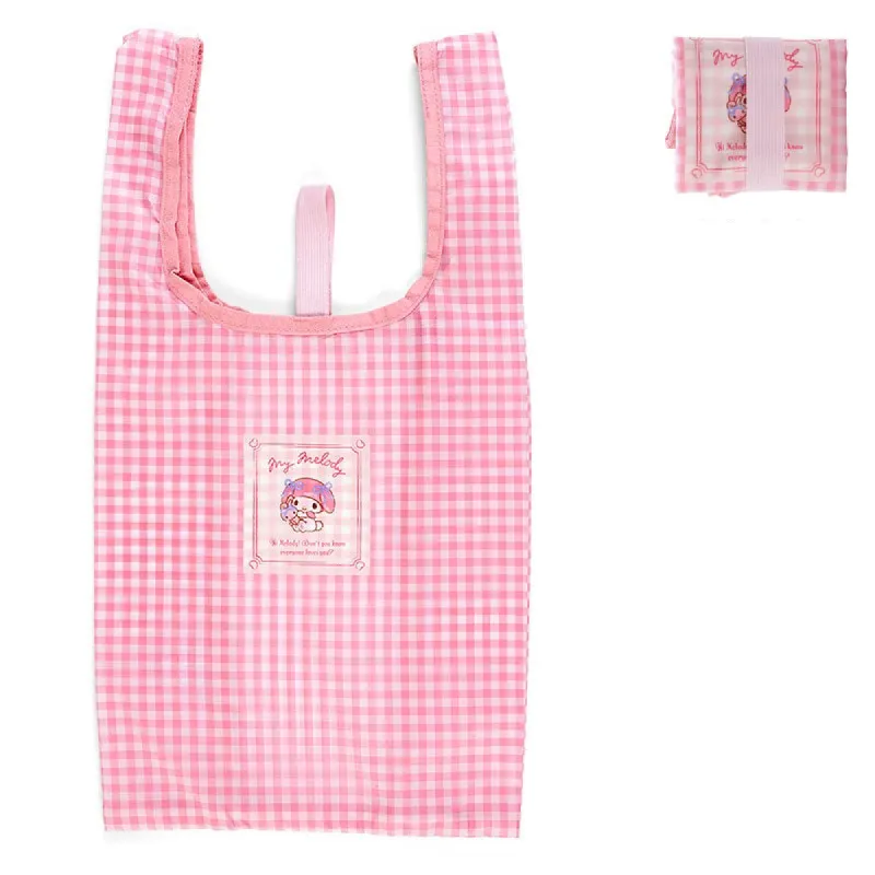 My Melody Gingham Reusable Tote Bag sold by Sanrio