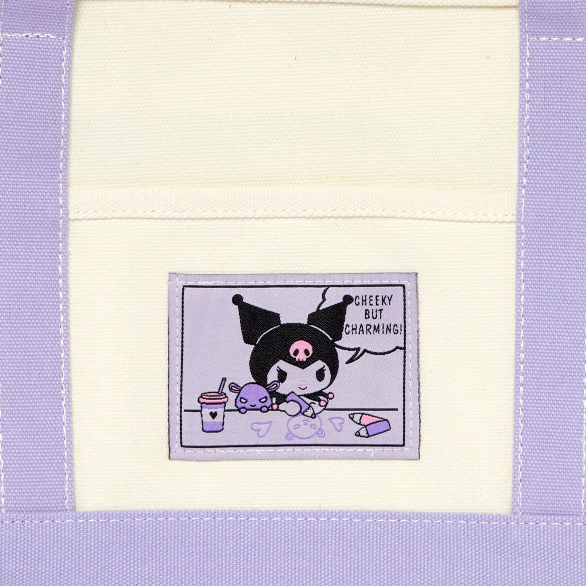 Kuromi Canvas Tote (Small) sold by Sanrio product image thumbnail 2