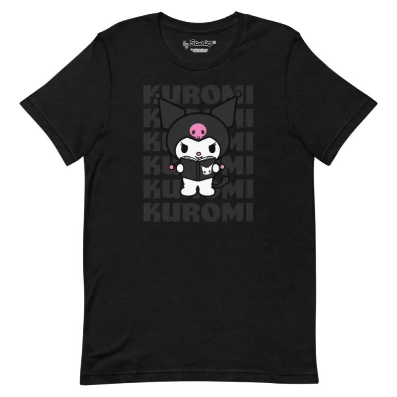 Kuromi Watashi Wa T-Shirt (Black) sold by Sanrio