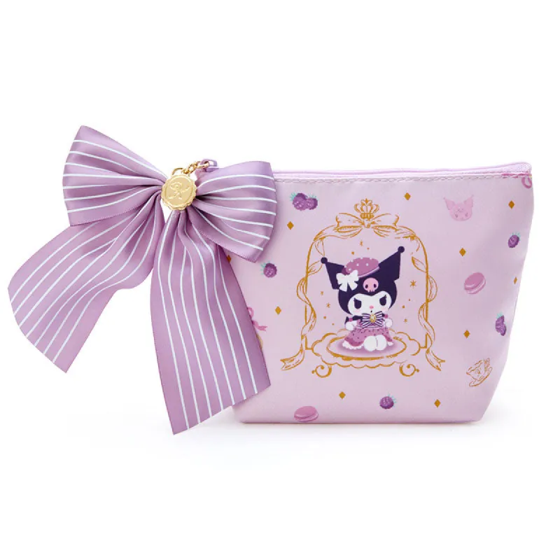 Kuromi Zipper Pouch (Tea Room Series) sold by Sanrio