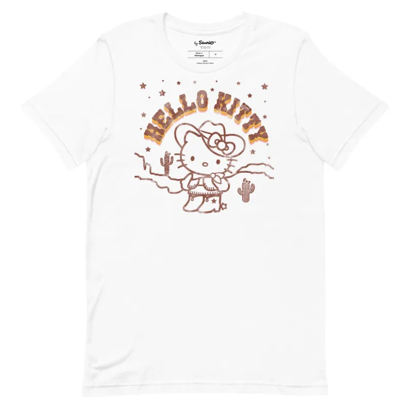 Hello Kitty Desert Rodeo Tee made by Sanrio
