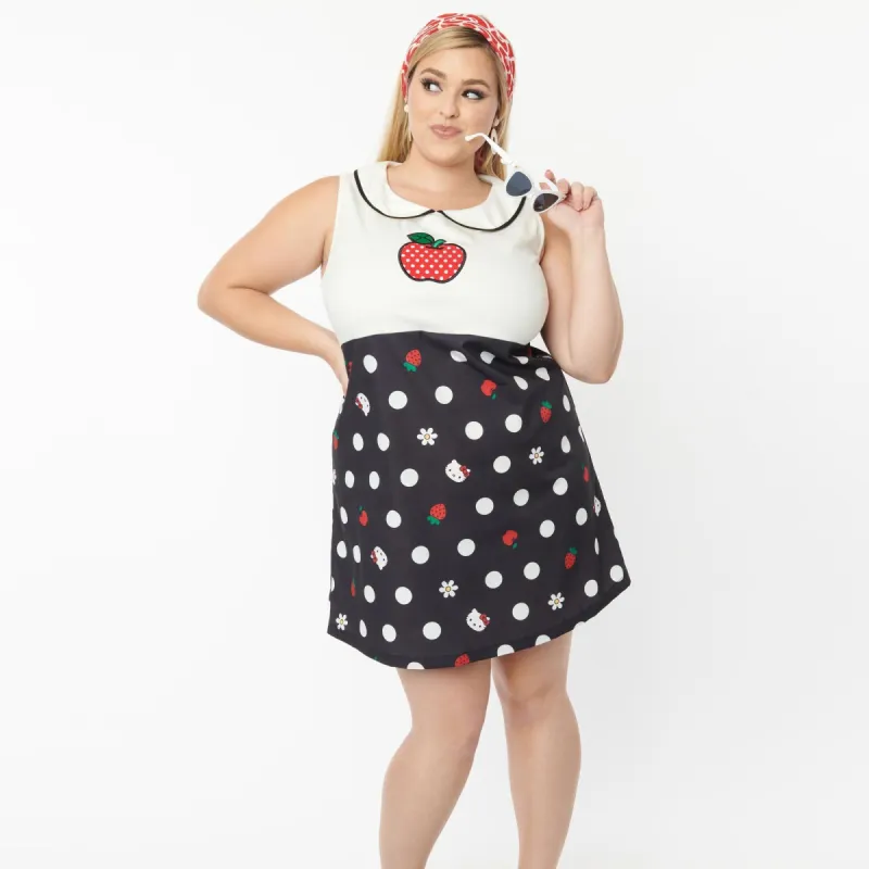 Hello Kitty x Smak Parlour Apple Power Shift Dress sold by Sanrio