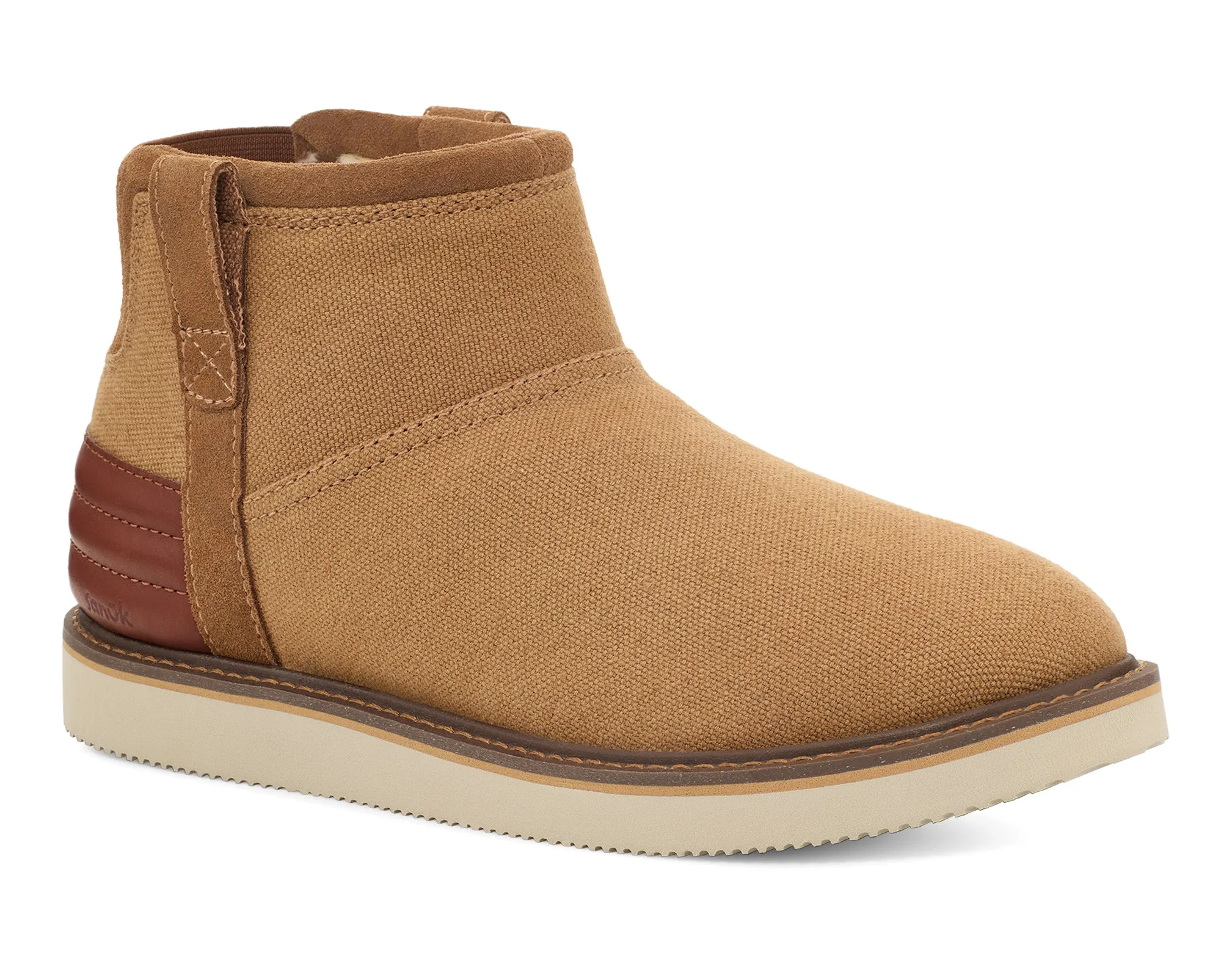 Cozy Vibe Surf Check Sl - Men - Tan / 10 sold by Sanuk