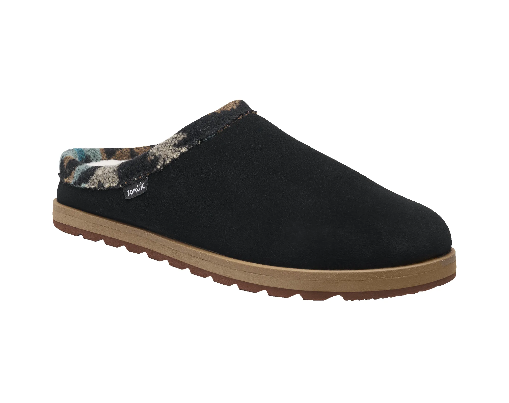 Yoga Cloud Lounger - Men - Black Suede / 8 sold by Sanuk