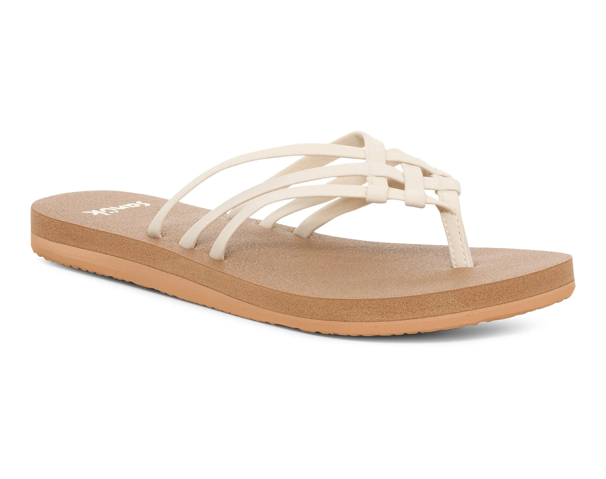 Yoga Sandy II - Women - Tan / White / 5 sold by Sanuk