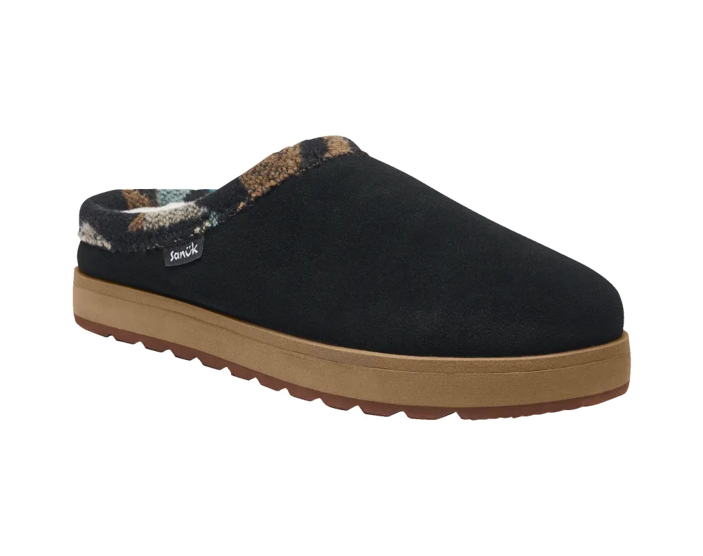 Yoga Cloud Lounger - Women - Black Suede / 6 sold by Sanuk