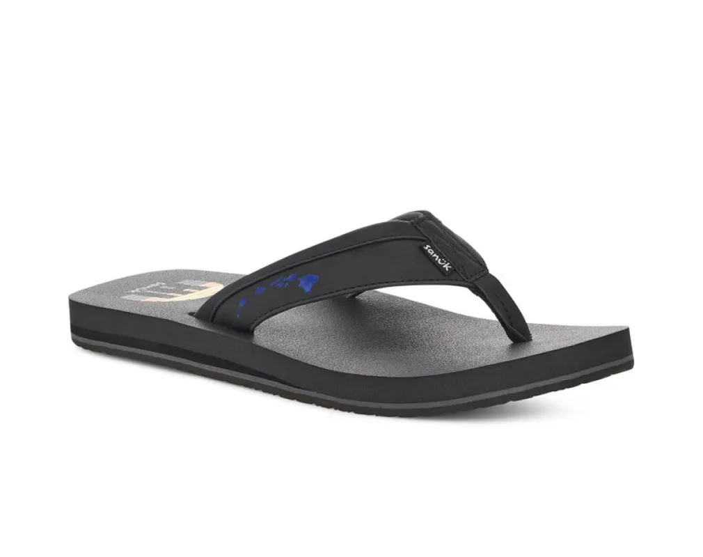 Ziggy St Hawaii - Men - Black Multi / 8 sold by Sanuk