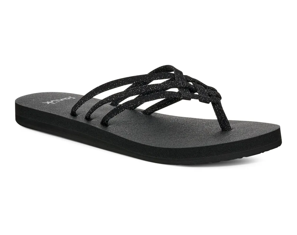 Yoga Sandy II Sparkle - Women - Black / 10 sold by Sanuk