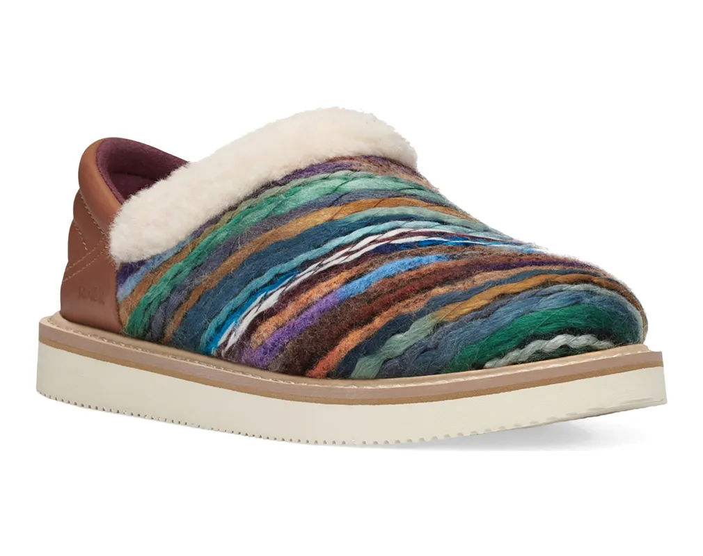 Cozy Vibe Low Sm Rad Yarn - Women - Brown Multi / 11 sold by Sanuk