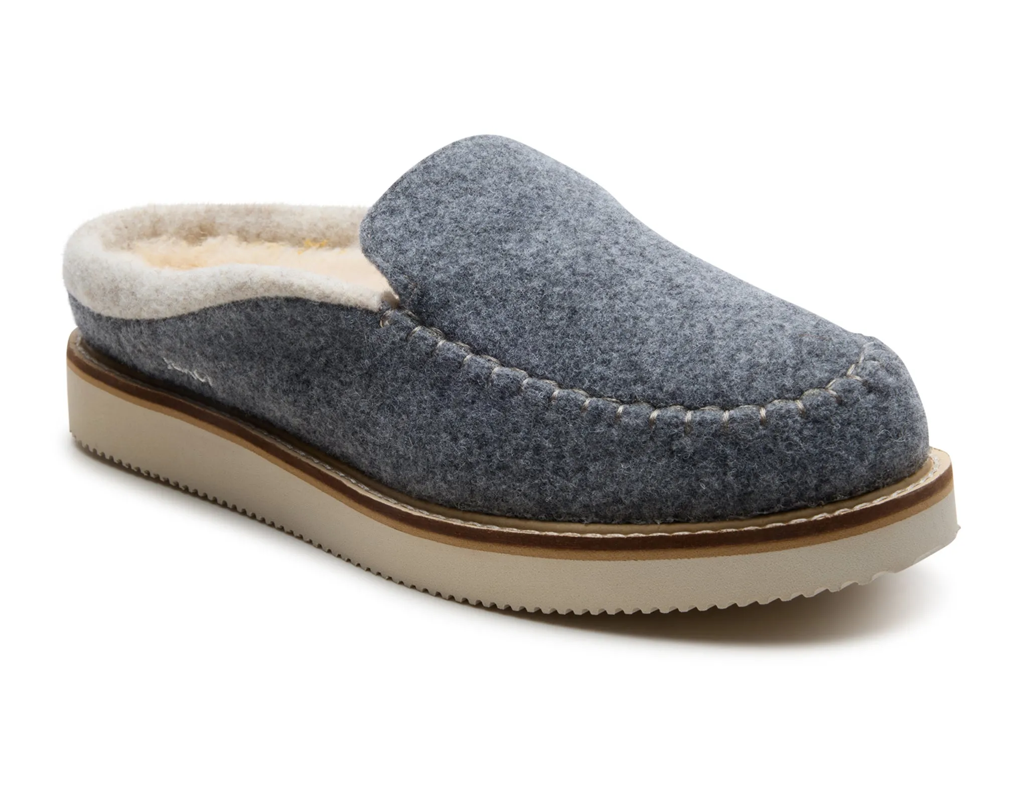 Cozy Vibe Slipper Sm Wool - Women - Charcoal / 6 sold by Sanuk