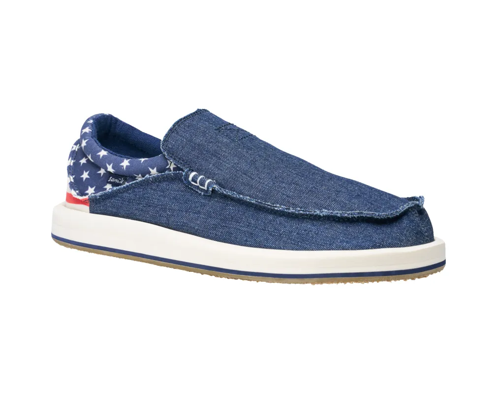 Chiba Novelty - Men - RWB Denim / 13 sold by Sanuk