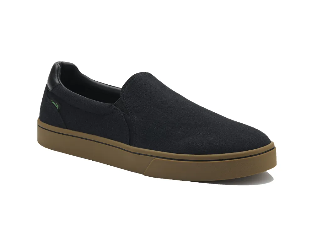 Hava-Shoe Slip On - Men - Black / 9.5 sold by Sanuk