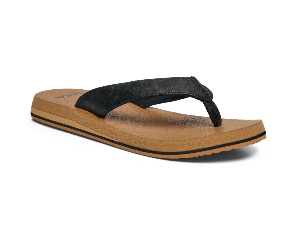 Yoga Mat II - Women - Black / Tan / 9 made by Sanuk