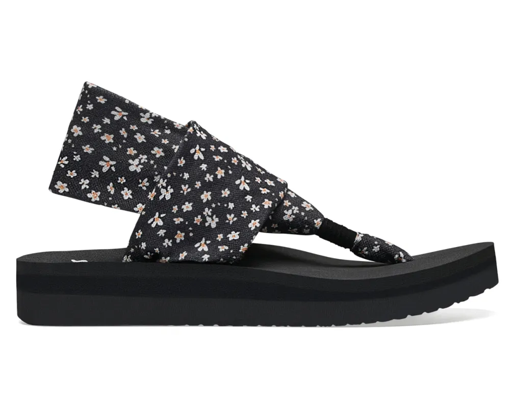 Sling St Midform Microfloral - Women - Black / 11 made by Sanuk