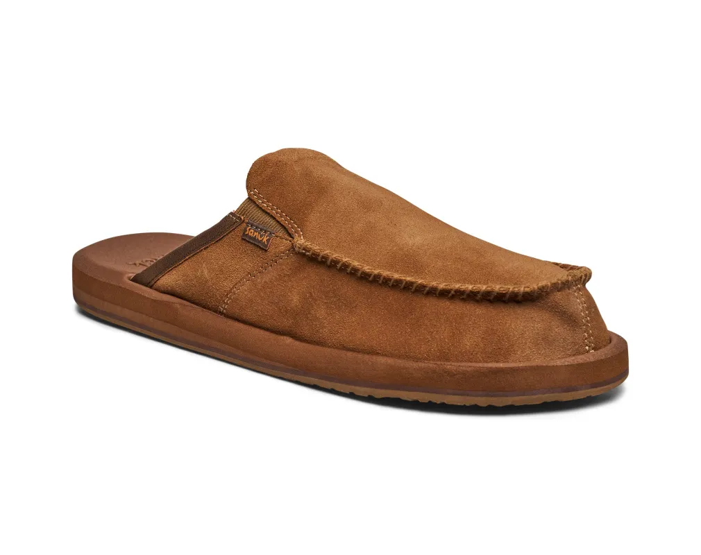 You Got My Back Leather - Men - Tan / 8 made by Sanuk