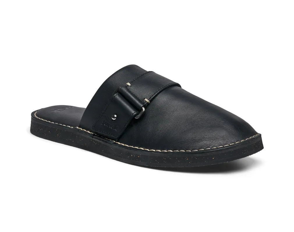 You Got My Back Crafted - Women - Black Leather / 10 made by Sanuk