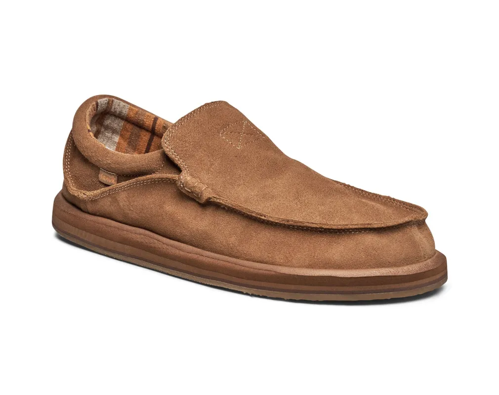 Chiba Leather - Men - Tan / 14 made by Sanuk