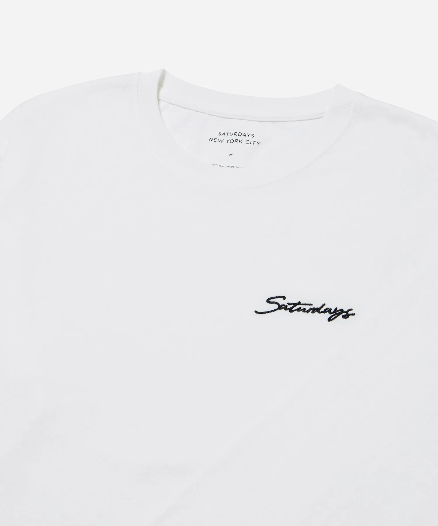 Saturdays Embroidered Standard LS Tee sold by Saturdays New York City product image thumbnail 4