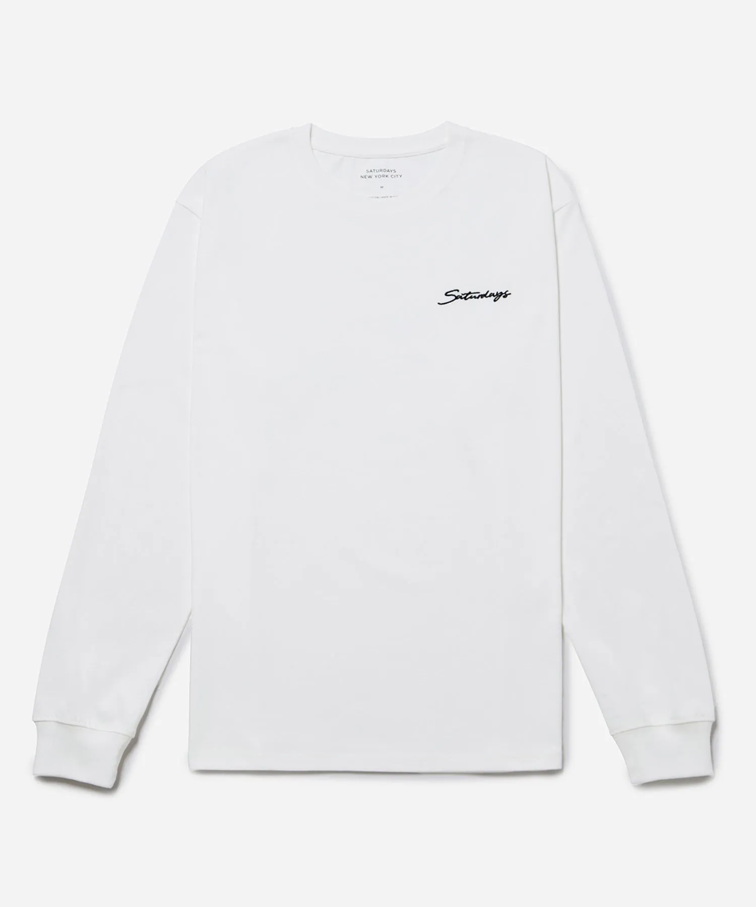 Saturdays Embroidered Standard LS Tee sold by Saturdays New York City