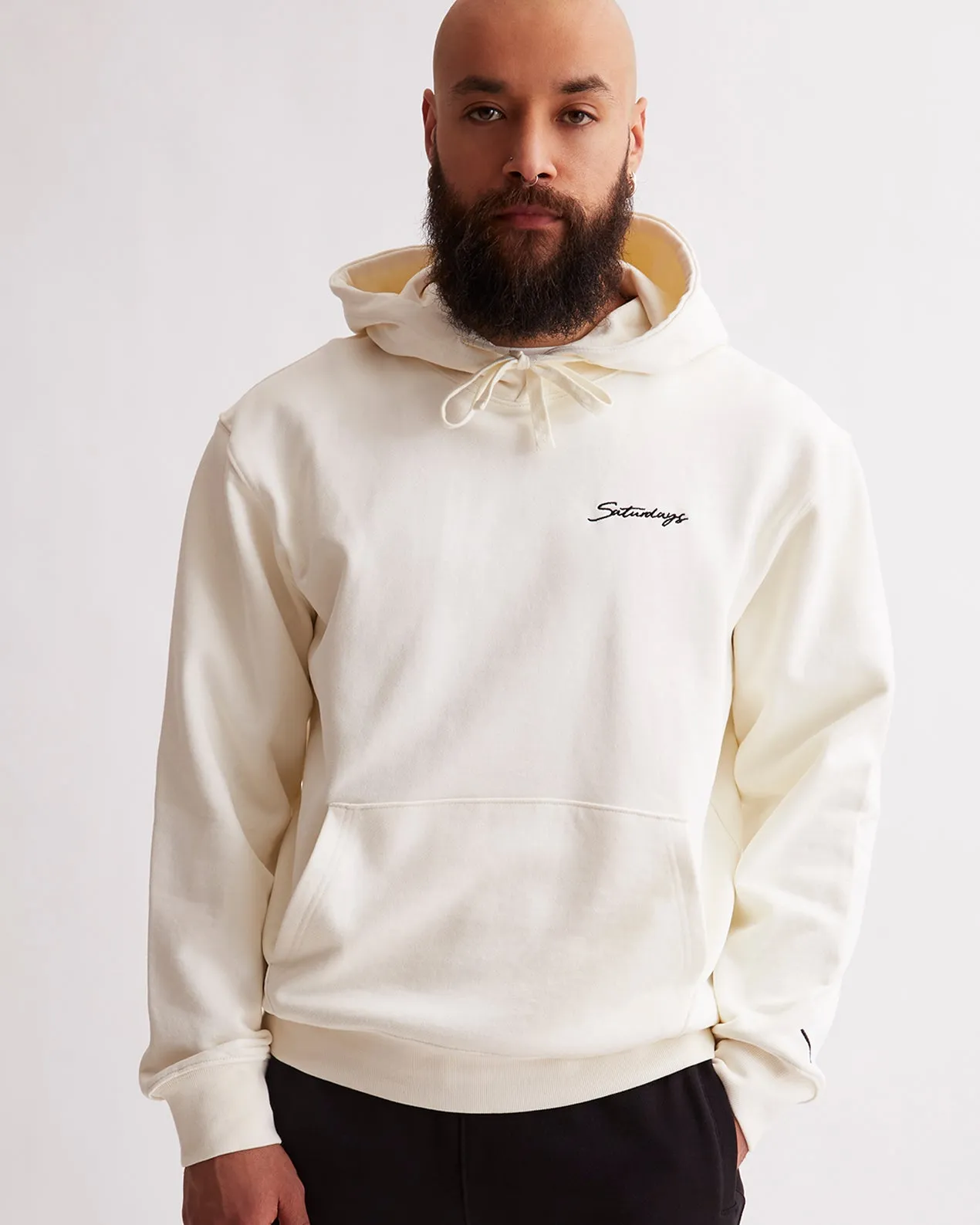 Ditch Script Embroidered Hoodie sold by Saturdays New York City product image thumbnail 3