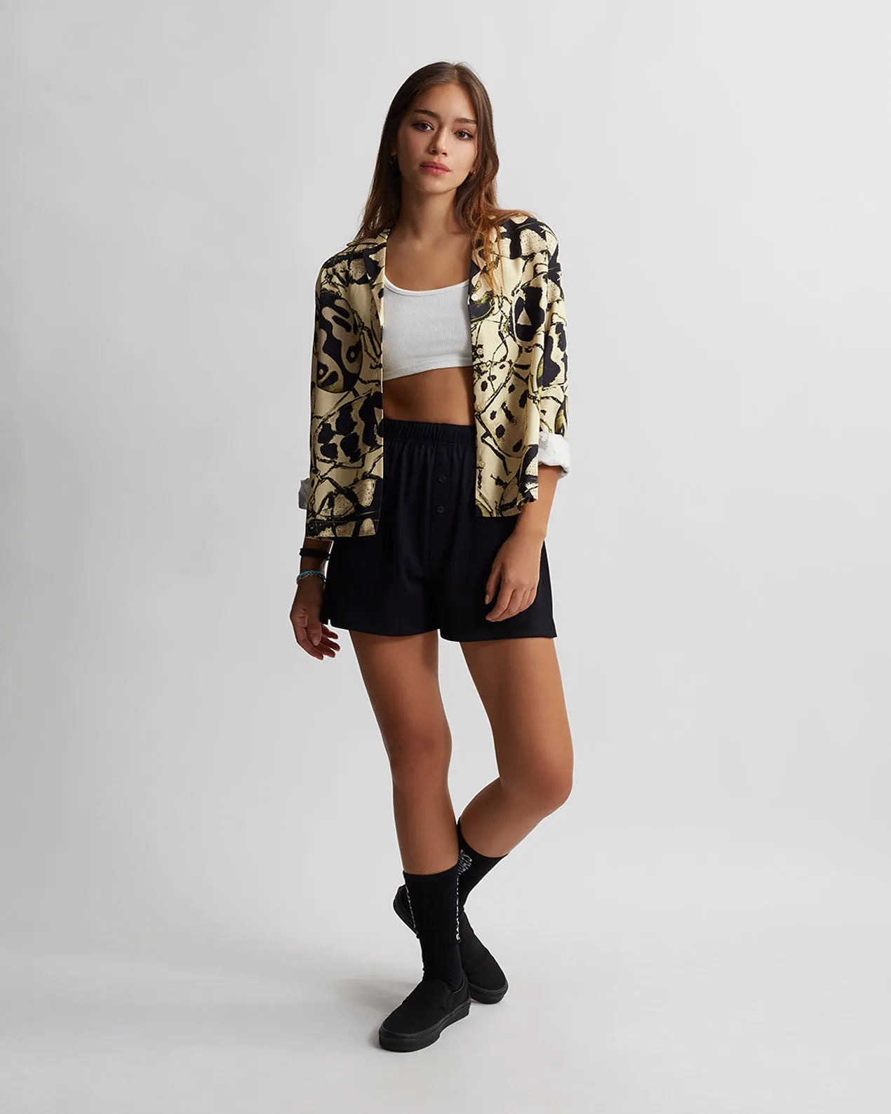 Crys Beetle Print Long Sleeve Shirt sold by Saturdays New York City product image thumbnail 3