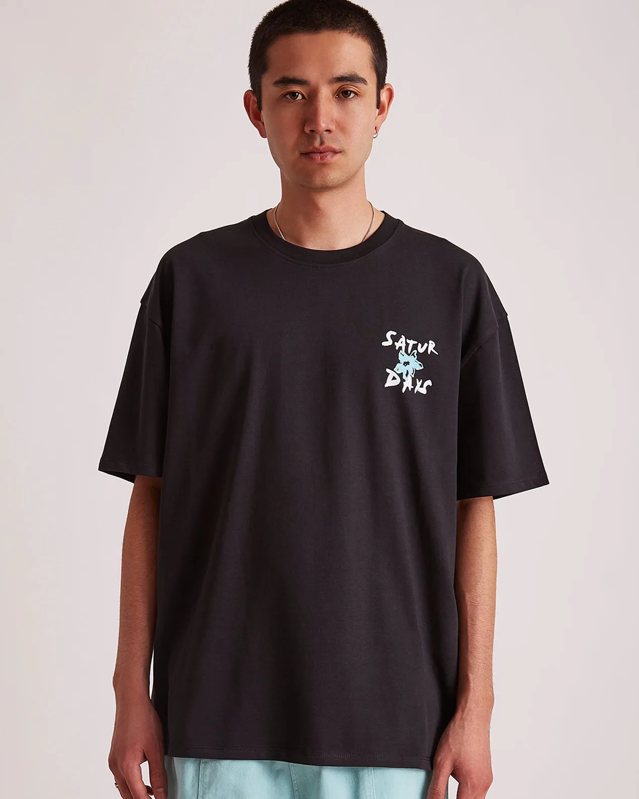 Flower Relaxed SS Tee sold by Saturdays New York City product image thumbnail 3