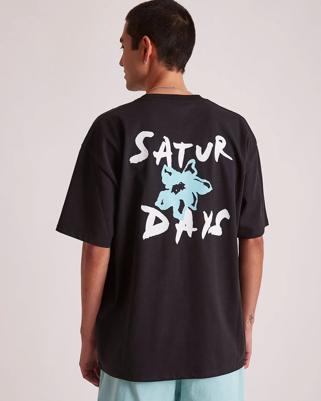 Flower Relaxed SS Tee sold by Saturdays New York City product image thumbnail 4