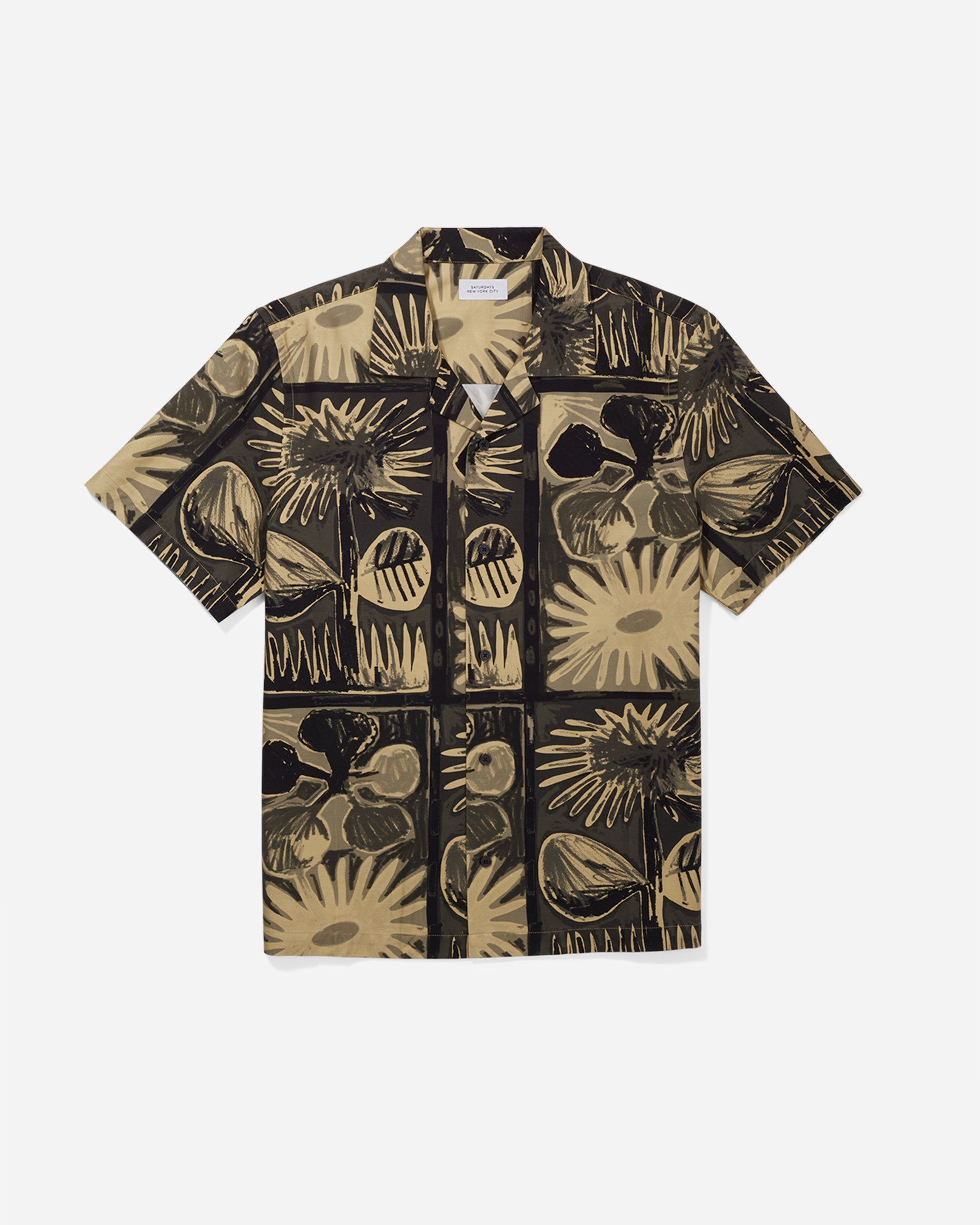 Summer Bloom Canty Short Sleeve Shirt sold by Saturdays New York City