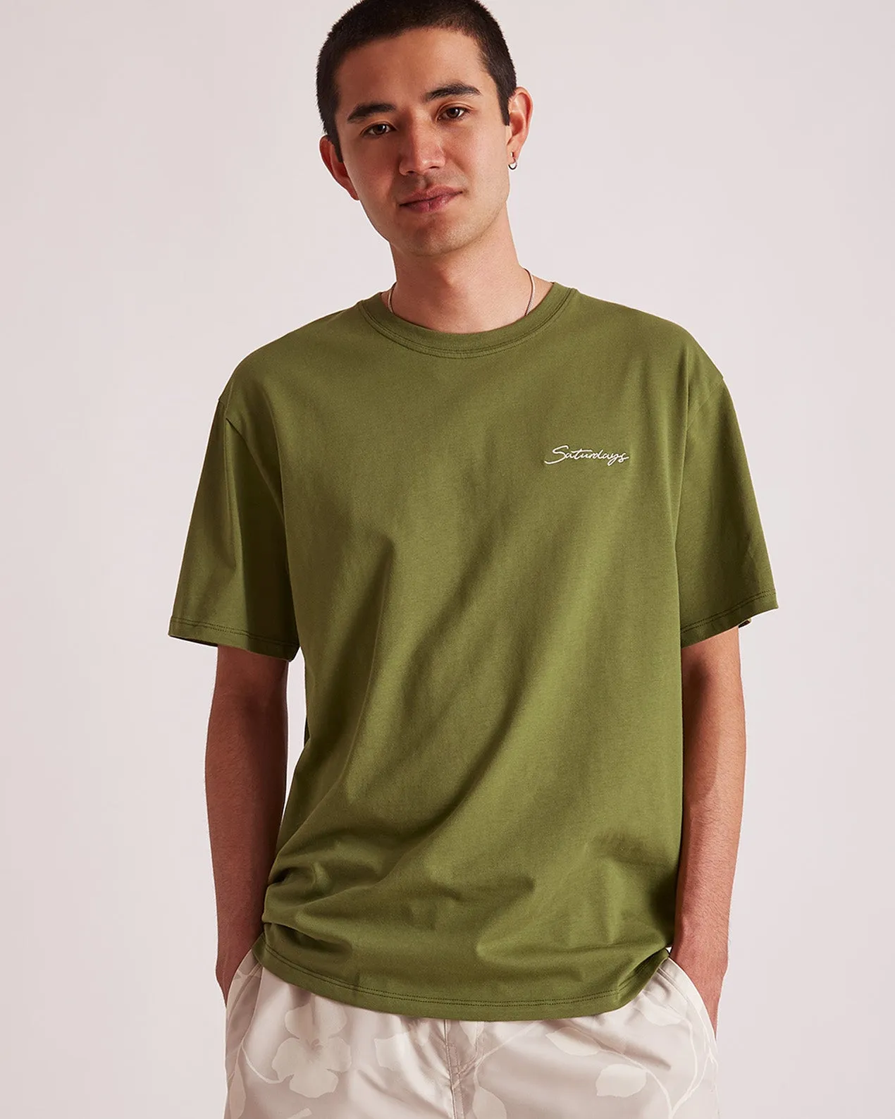 Script Standard SS Tee sold by Saturdays New York City product image thumbnail 3