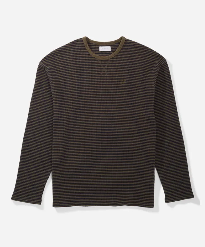 Waffle Relaxed Long Sleeve Tee sold by Saturdays New York City