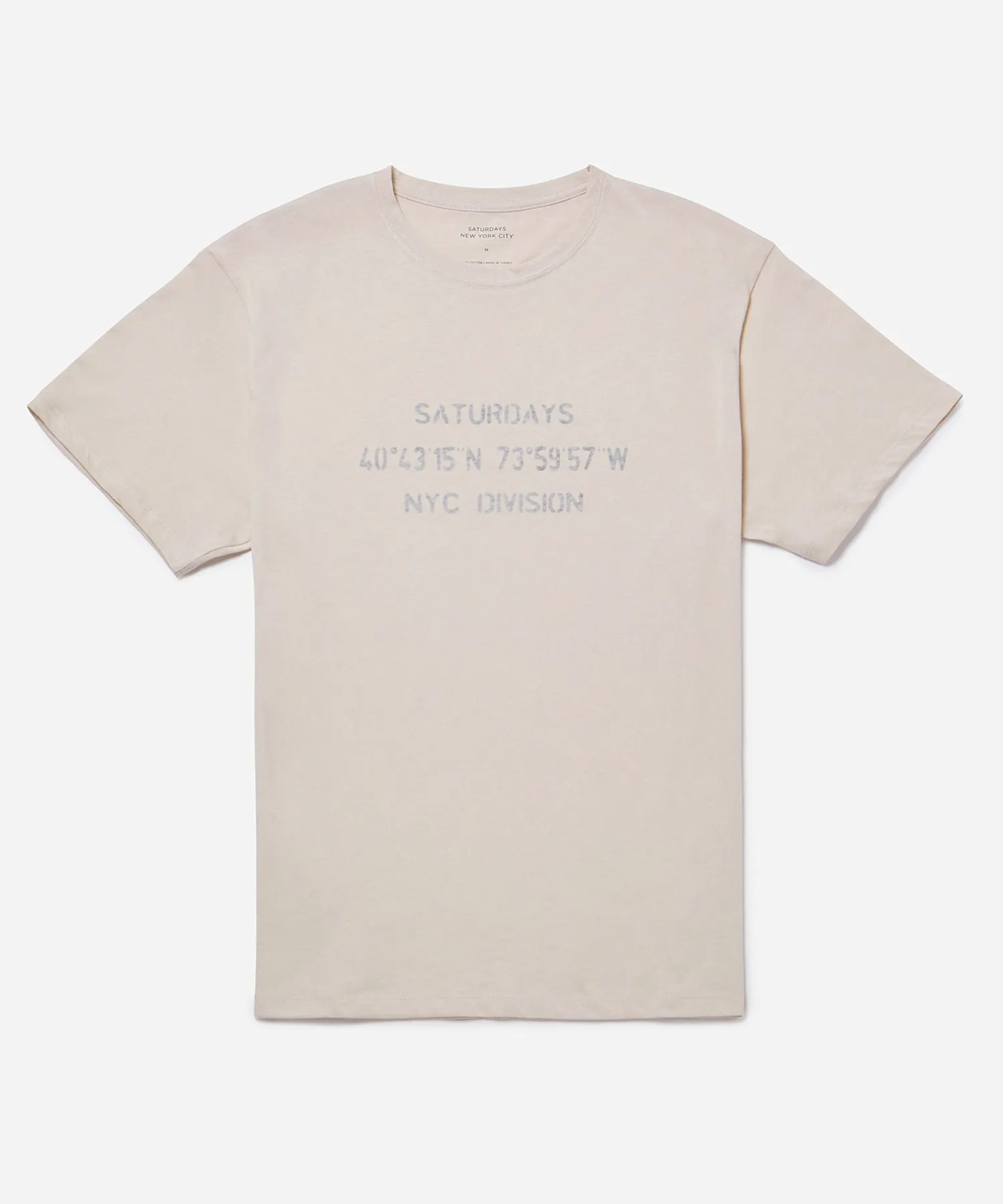 Reverse NYC Division Standard SS Tee sold by Saturdays New York City