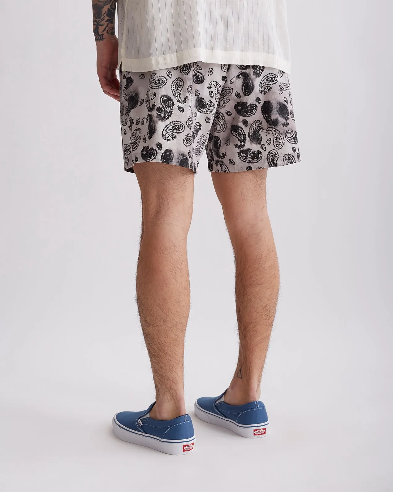 Ambrose Paisley Tencel Short sold by Saturdays New York City product image thumbnail 4