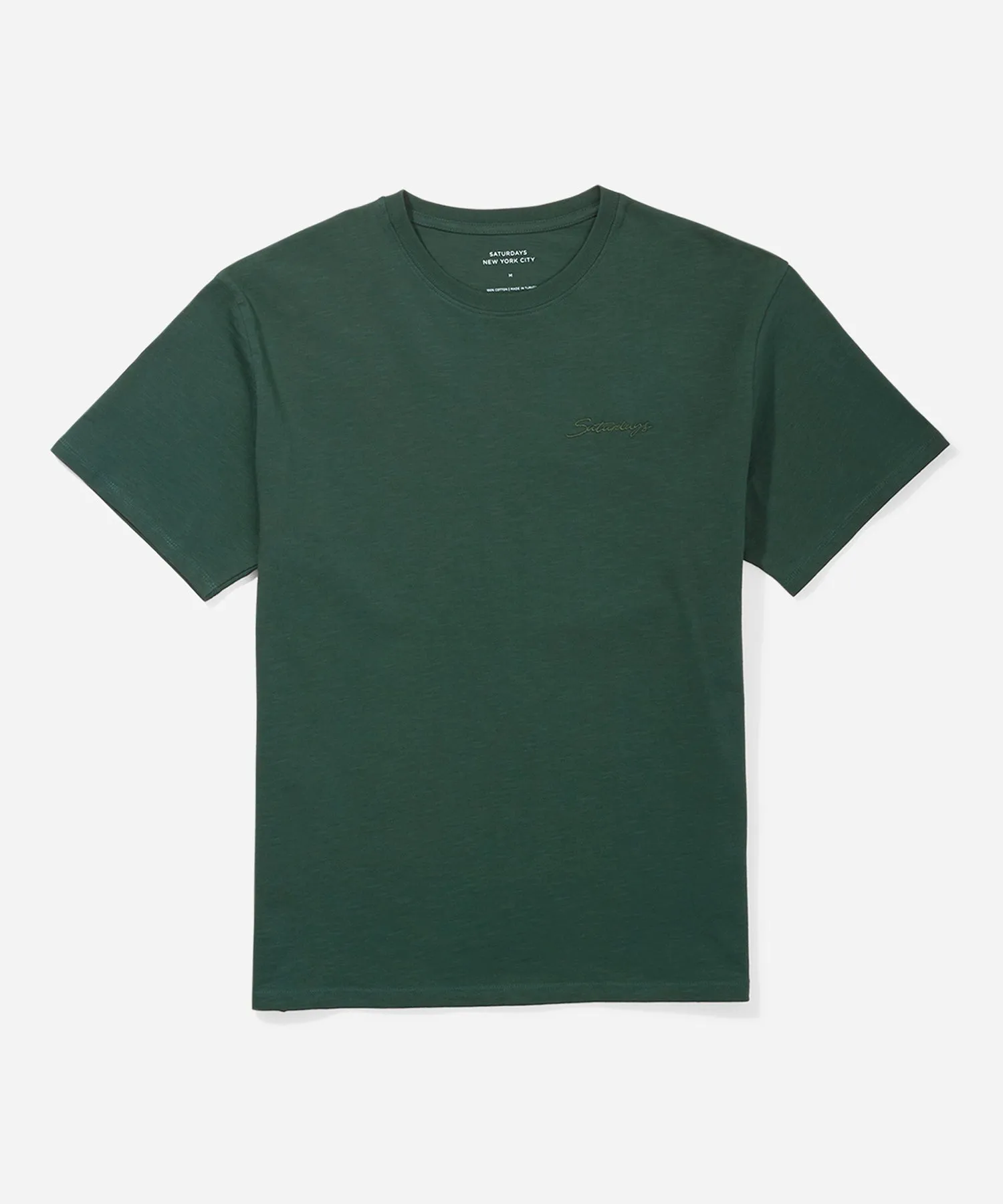 Script Cotton Slub Short Sleeve Tee sold by Saturdays New York City