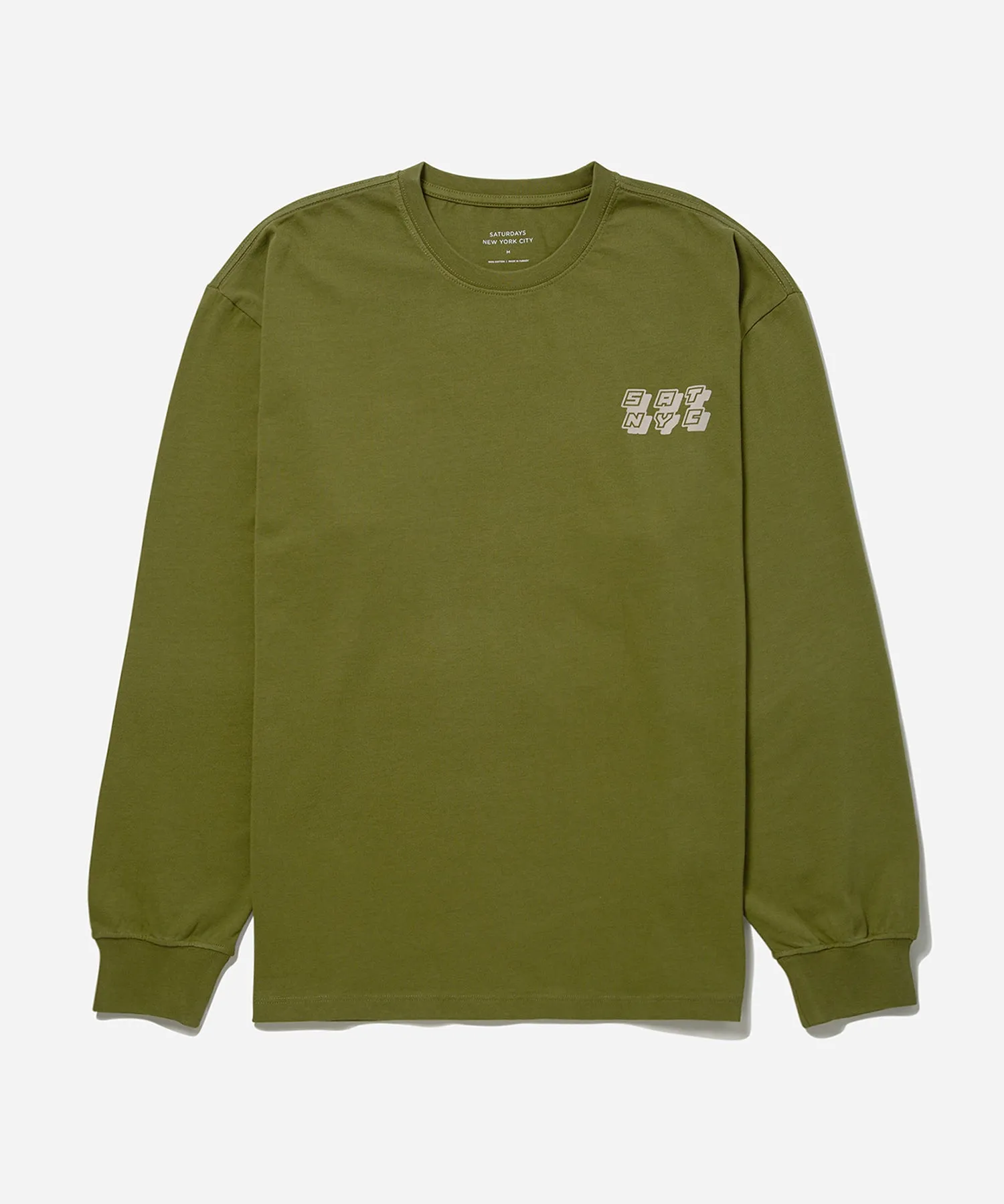 Collage Stack Relaxed Long Sleeve Tee sold by Saturdays New York City product image thumbnail 4