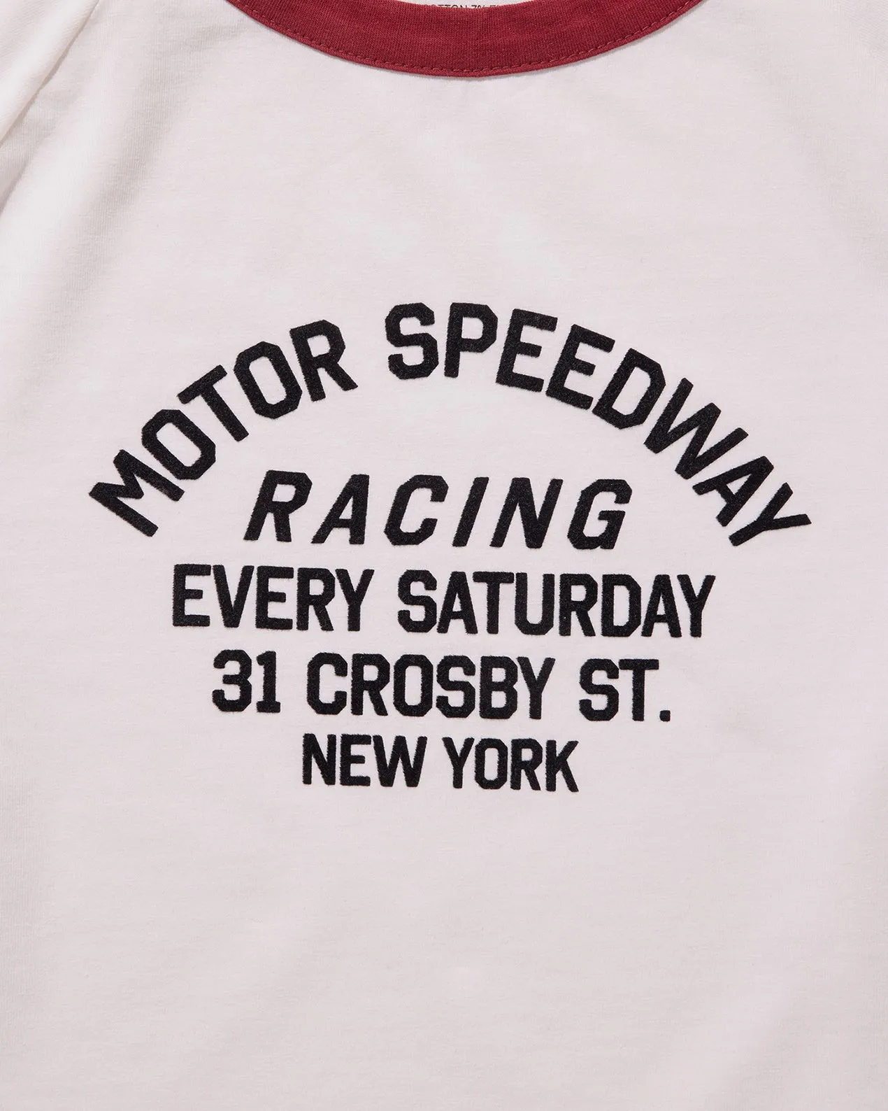 Speedway Fitted Ringer Tee sold by Saturdays New York City product image thumbnail 5