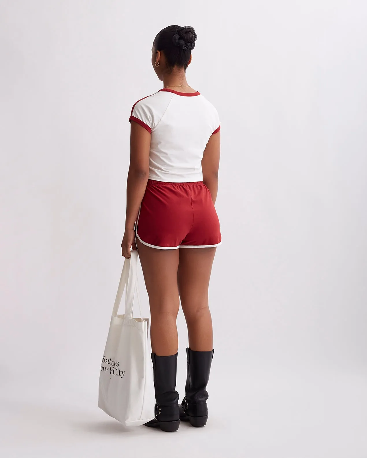 Speedway Fitted Ringer Tee sold by Saturdays New York City product image thumbnail 3