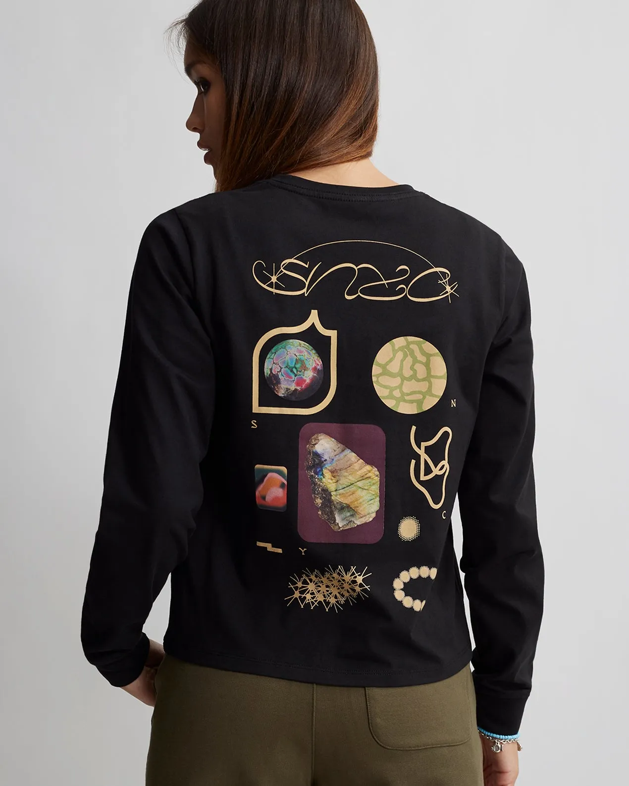 Women's SNYC Geode Standard Long Sleeve Tee sold by Saturdays New York City product image thumbnail 3