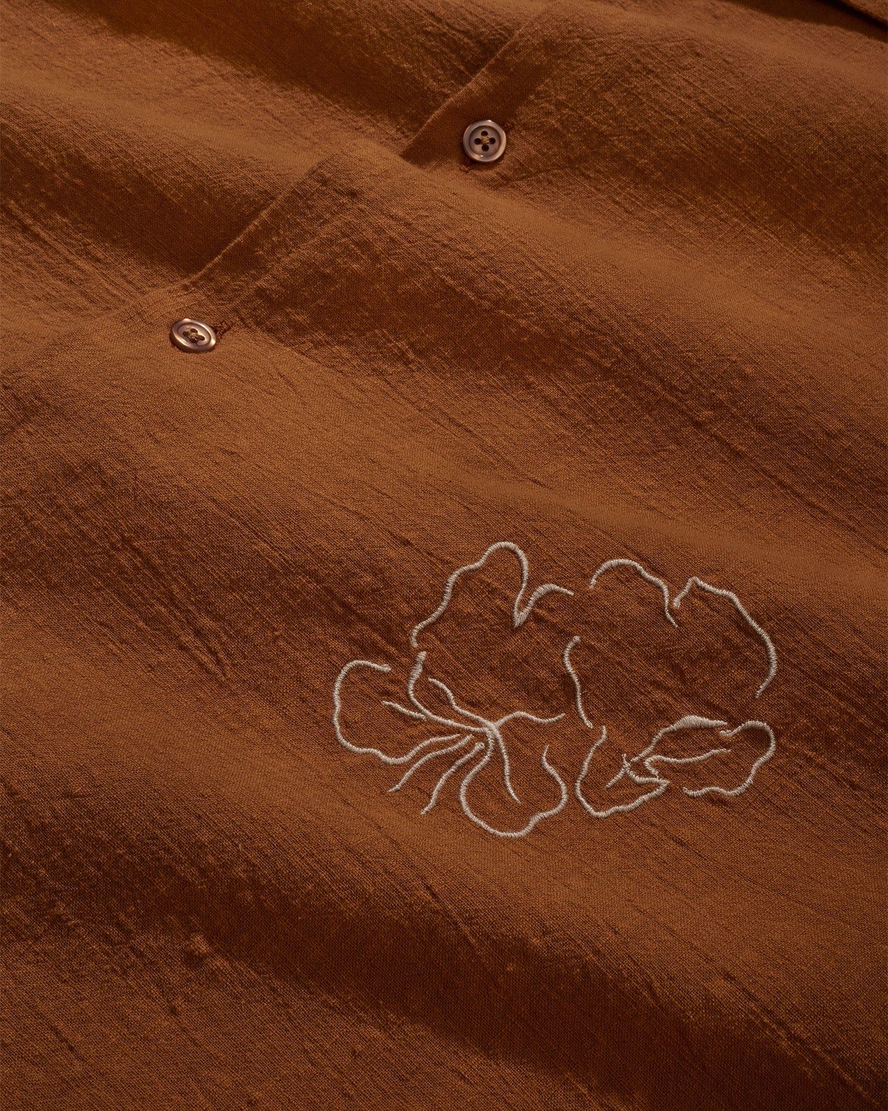 Canty SZ Embroidered Gauze Short Sleeve Shirt sold by Saturdays New York City product image thumbnail 5