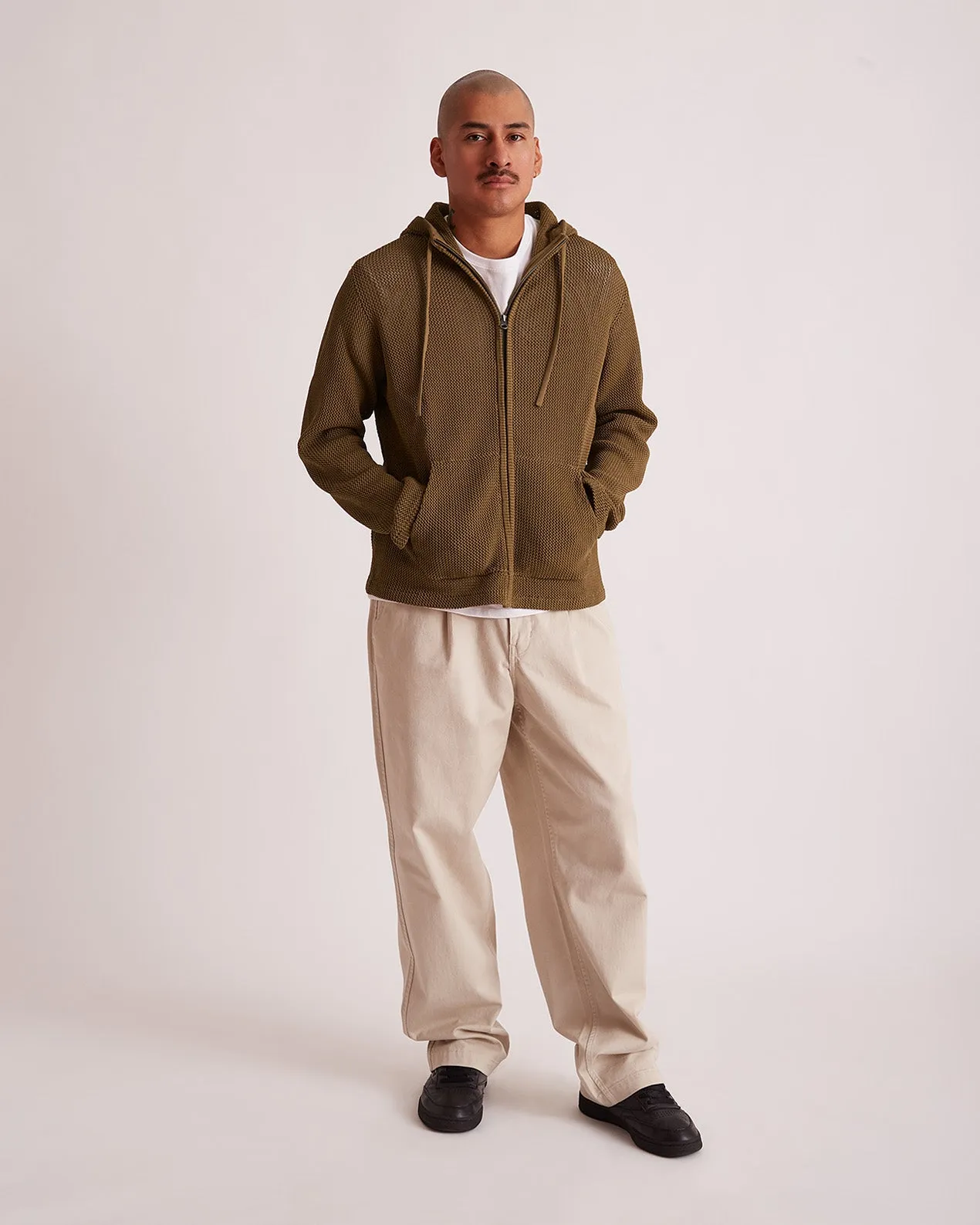 Mesh Knit Hoodie sold by Saturdays New York City product image thumbnail 2