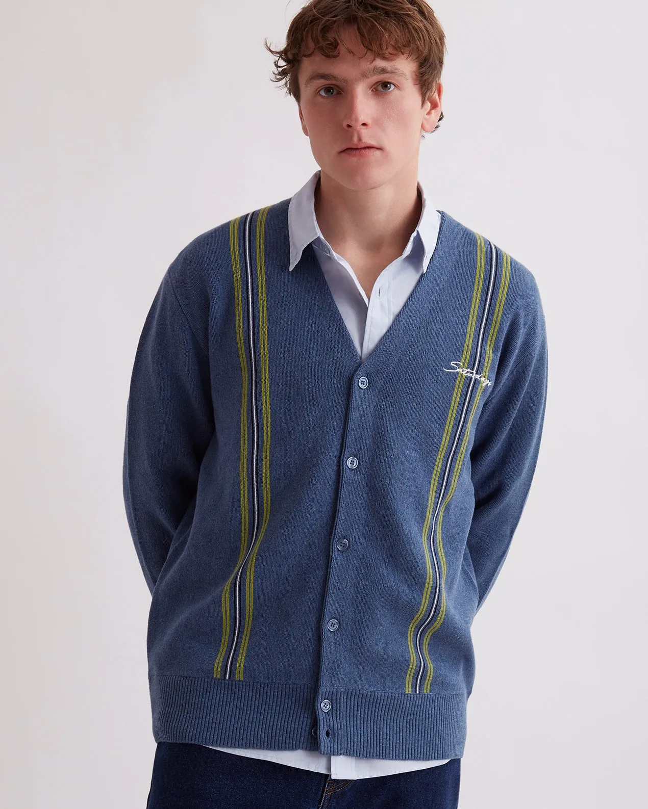 Michael High Gauge Knit Cardigan sold by Saturdays New York City product image thumbnail 3