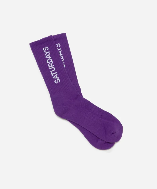 Logo Sock sold by Saturdays New York City