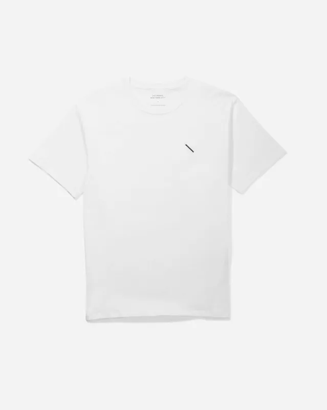 Embroidered Slash Standard Short Sleeve Tee sold by Saturdays New York City