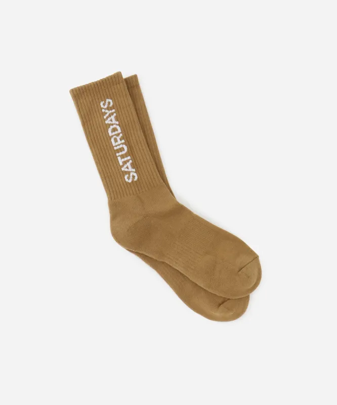 Logo Sock sold by Saturdays New York City