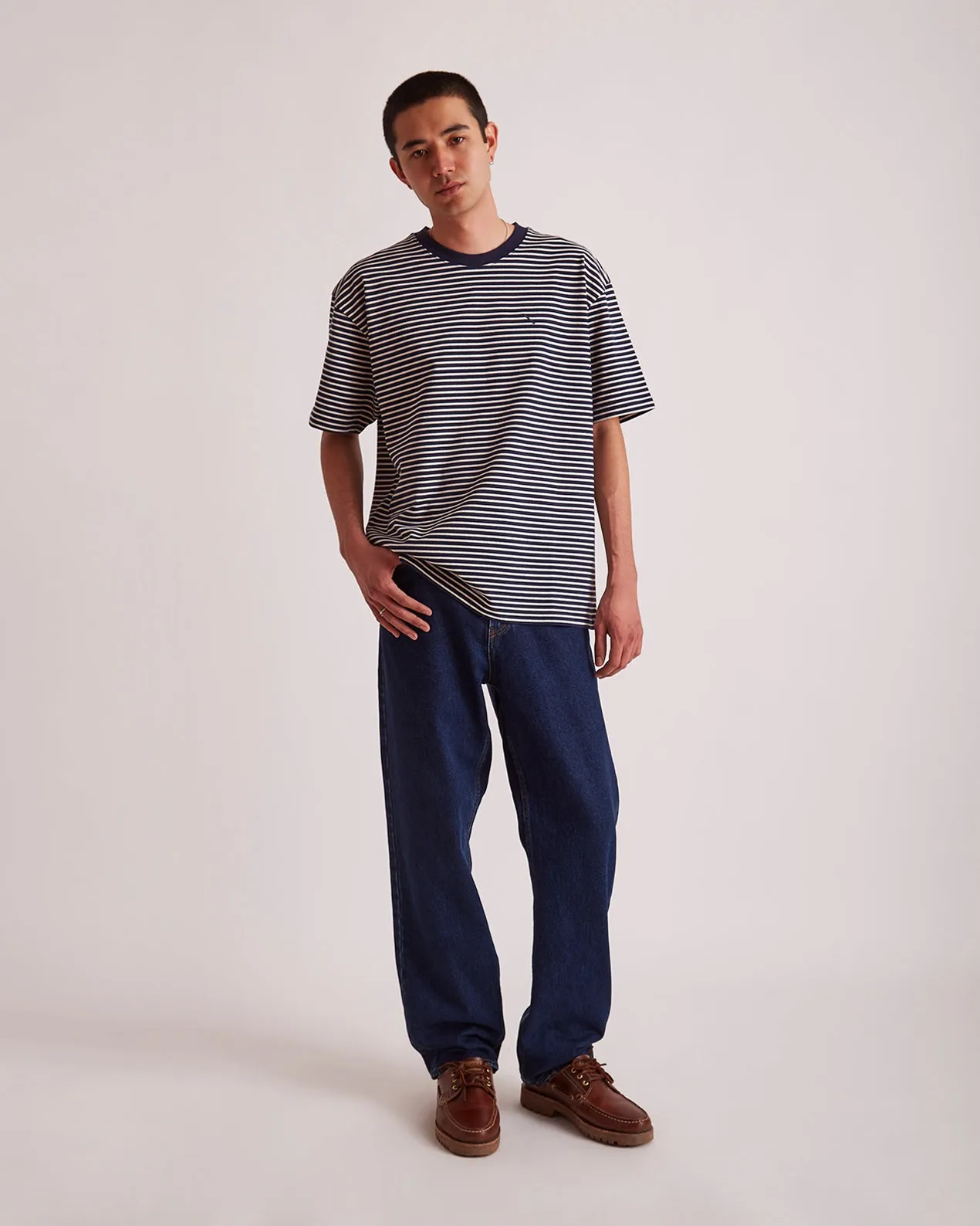 Stripe Relaxed SS Shirt sold by Saturdays New York City product image thumbnail 2