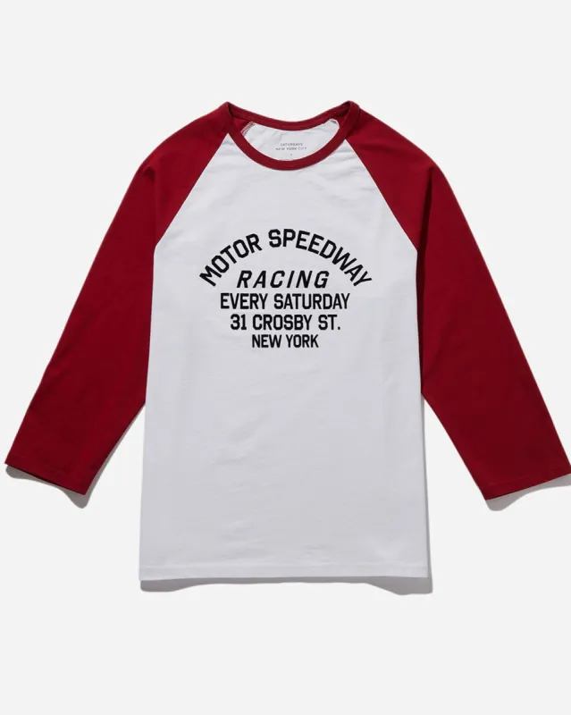 Speedway Baseball Tee sold by Saturdays New York City