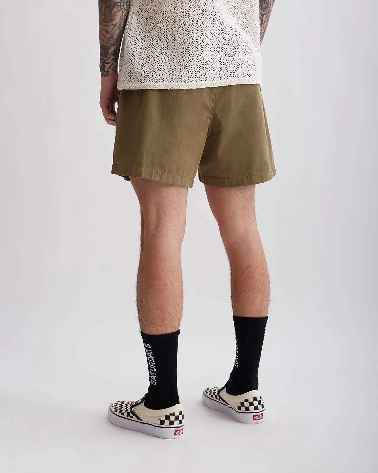 Mario Cotton Gym Short sold by Saturdays New York City product image thumbnail 3