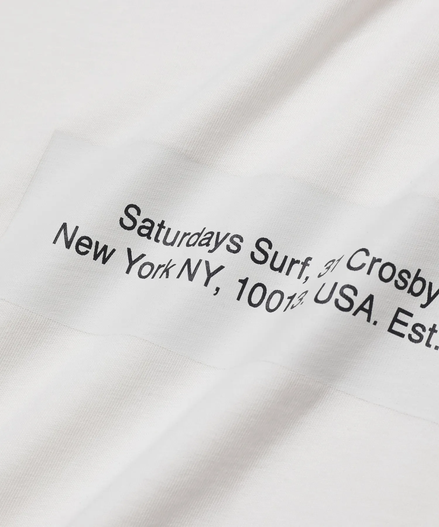 Saturdays Block Standard SS Tee sold by Saturdays New York City product image thumbnail 5