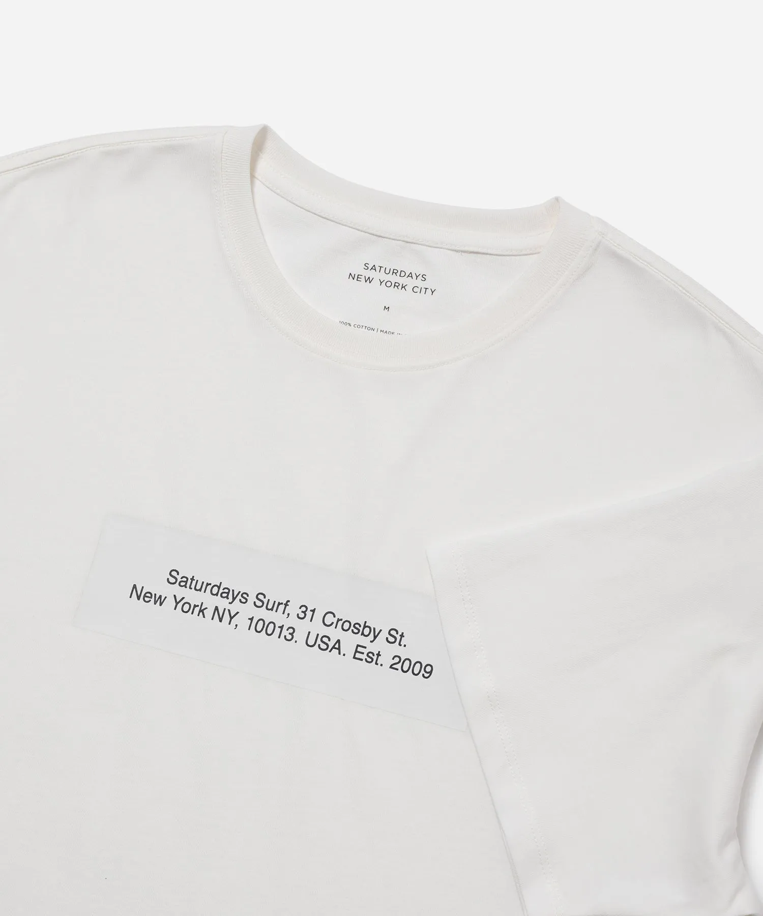 Saturdays Block Standard SS Tee sold by Saturdays New York City product image thumbnail 4