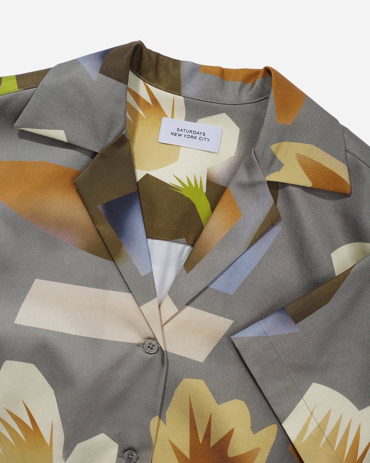 Dani Lagoon Blooms Camp Collar Short Sleeve Shirt sold by Saturdays New York City product image thumbnail 3